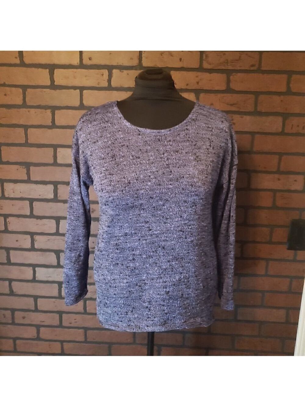 No Boundaries Purple/Black sweater lace insert